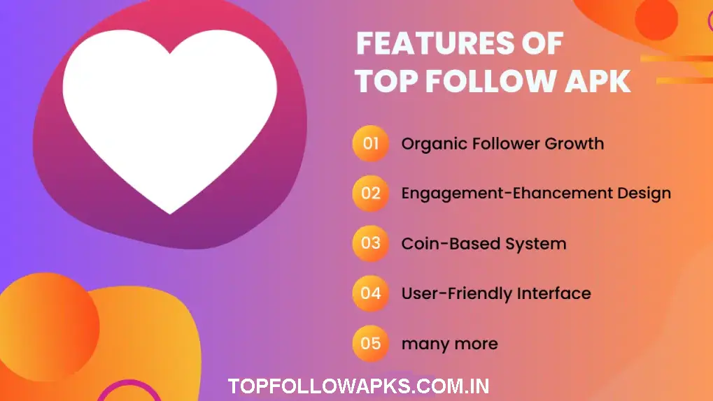 Features In Top Follow Apk